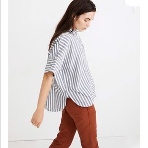 Madewell Daily Shirt In Stripe
